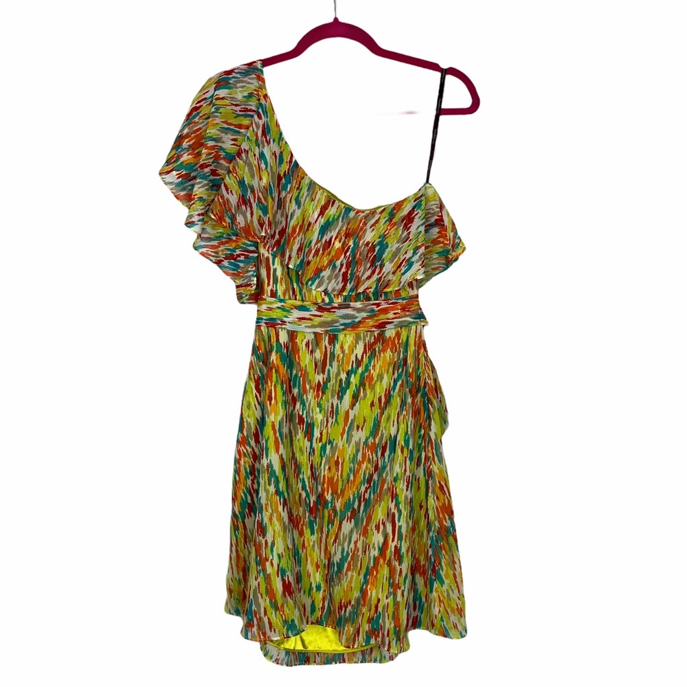 Laundry By Design Ruffled One Shoulder Mini Dress - Picture 5 of 11